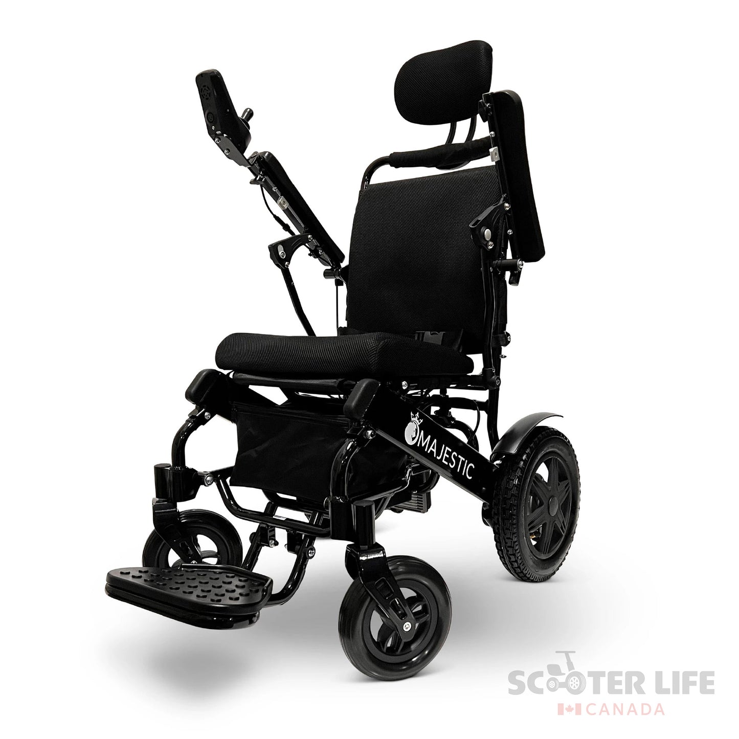 ComfyGo MAJESTIC IQ-9000 Auto Recline Remote Controlled Electric Wheelchair - Scooter Life Canada