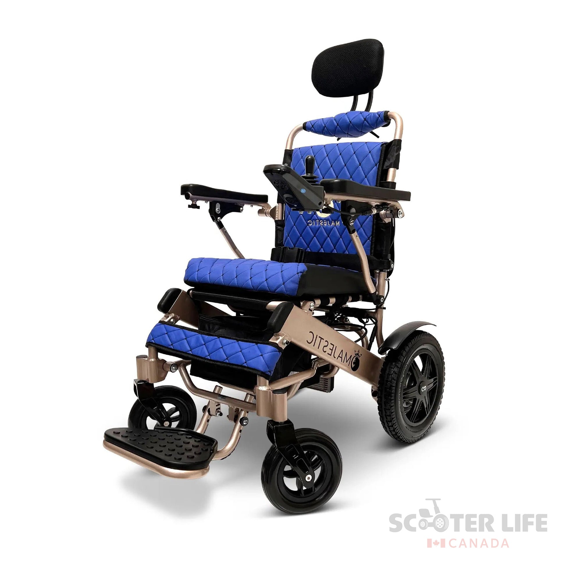 ComfyGo MAJESTIC IQ-9000 Auto Recline Remote Controlled Electric Wheelchair - Scooter Life Canada