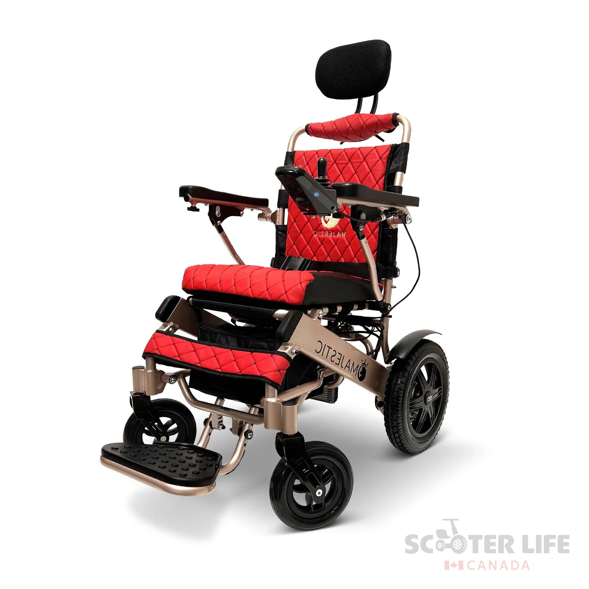 ComfyGo MAJESTIC IQ-9000 Auto Recline Remote Controlled Electric Wheelchair - Scooter Life Canada