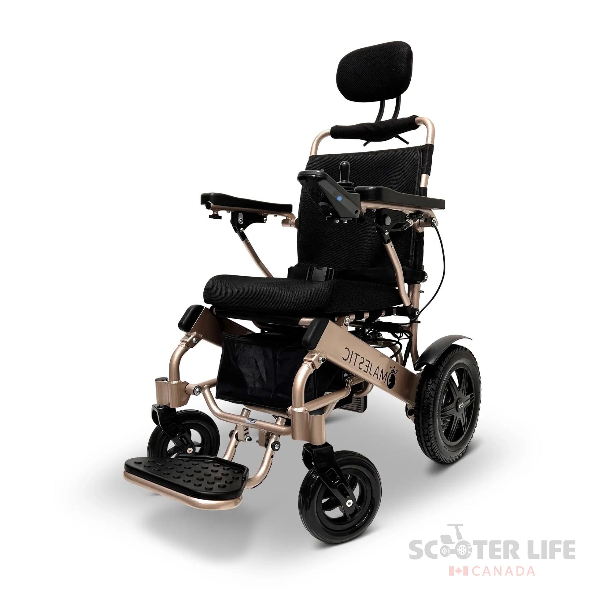 ComfyGo MAJESTIC IQ-9000 Auto Recline Remote Controlled Electric Wheelchair - Scooter Life Canada