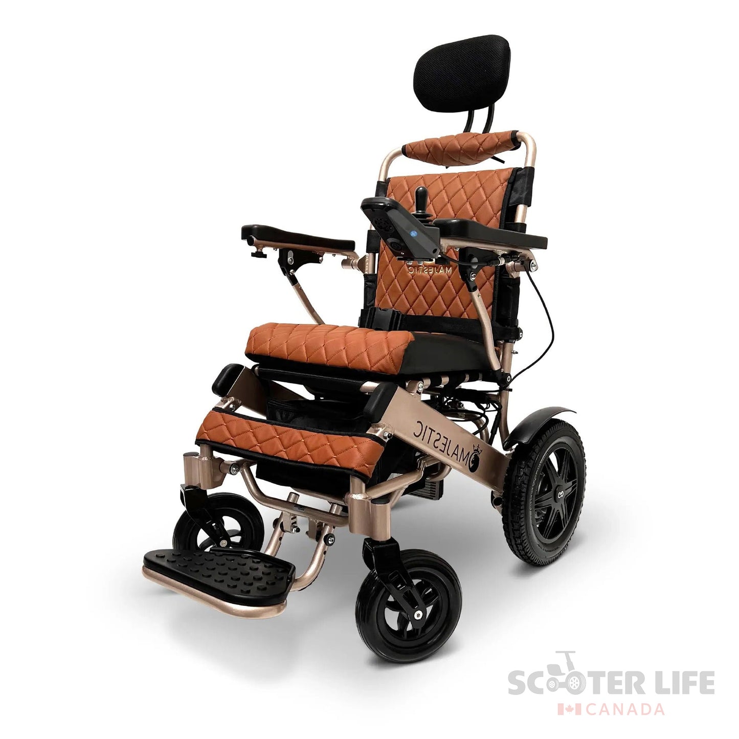 ComfyGo MAJESTIC IQ-9000 Auto Recline Remote Controlled Electric Wheelchair - Scooter Life Canada