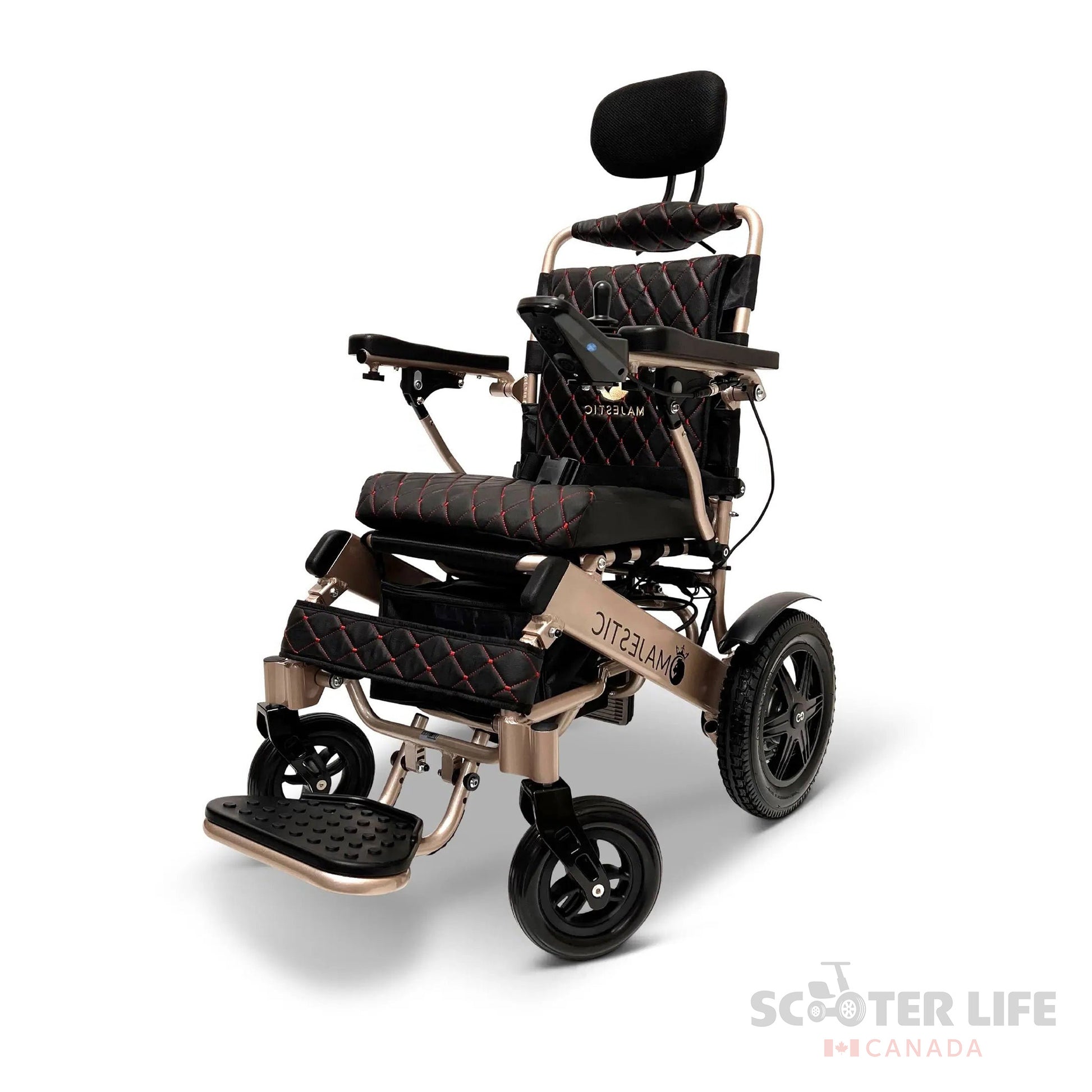 ComfyGo MAJESTIC IQ-9000 Auto Recline Remote Controlled Electric Wheelchair - Scooter Life Canada