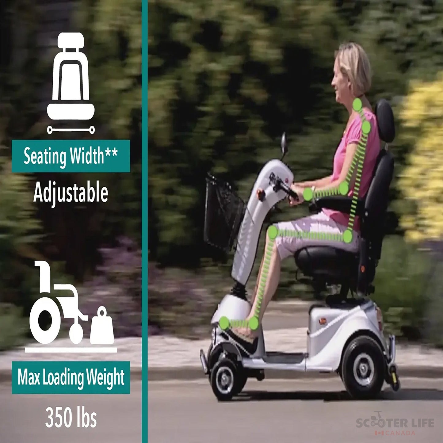 ComfyGo Quingo Flyte Mobility Scooter with MK2 Self Loading Ramp - Scooter Life Canada