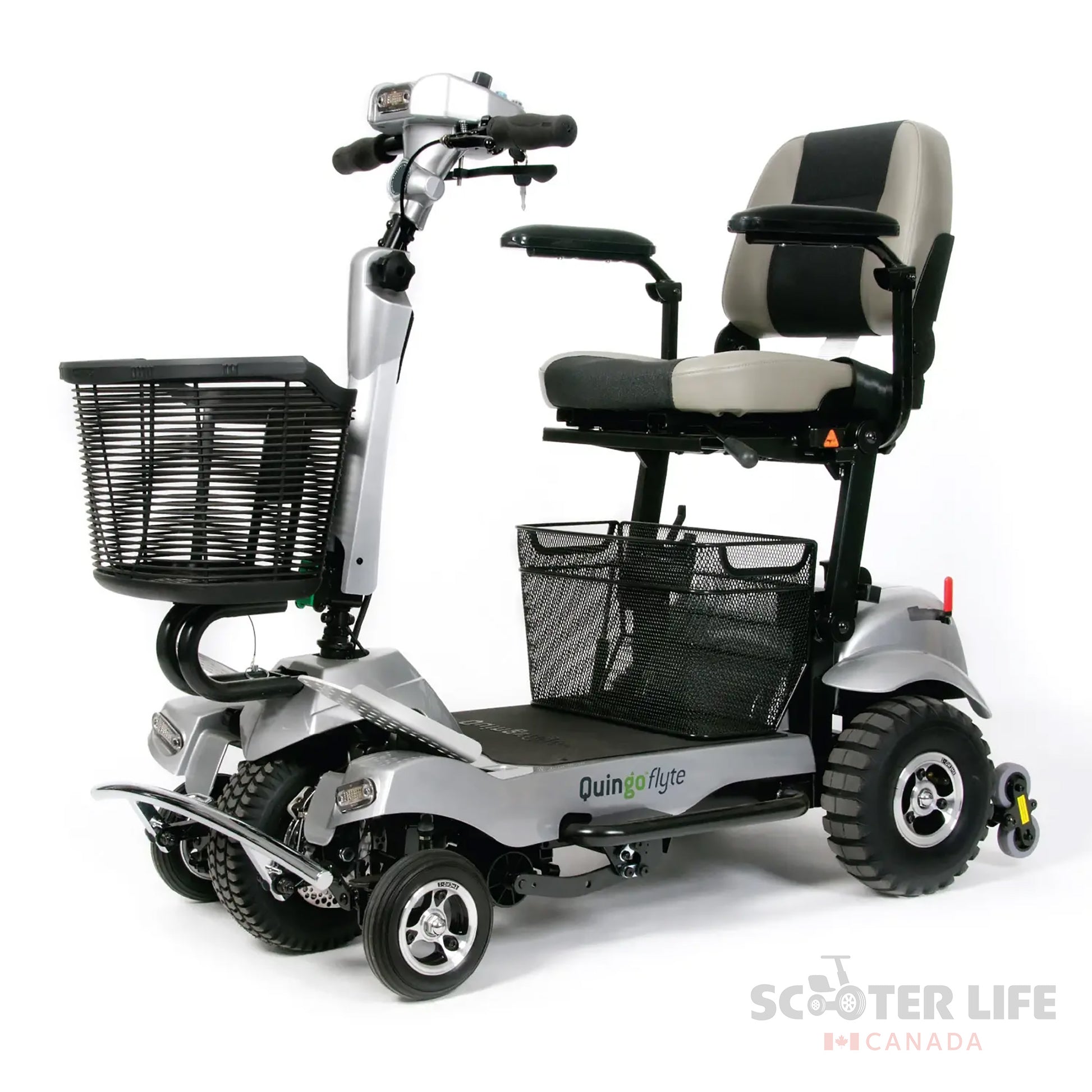 ComfyGo Quingo Flyte Mobility Scooter with MK2 Self Loading Ramp - Scooter Life Canada